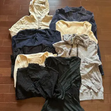 겨울 상품 긴팔 여성 상의 세트 10개 묶음 판매