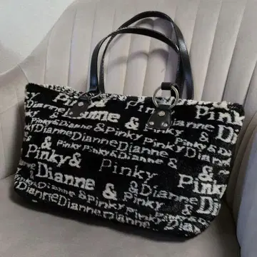 Pinky & Dianne 토트백 블랙/화이트