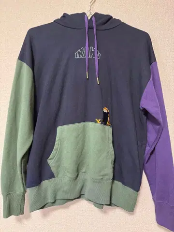 graniph 이카쿠 빅 실루엣 후드티