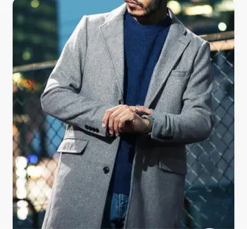 [새상품] roshell 그레이 체스터 코트