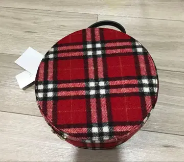 VIS 체크 서클 숄더백