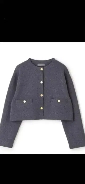 uncrave 자카드 니트 자켓 차콜 사이즈 1