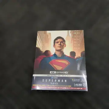 가격 인하 협상 초회반 슈퍼맨 4K UHD + 블루레이 세트