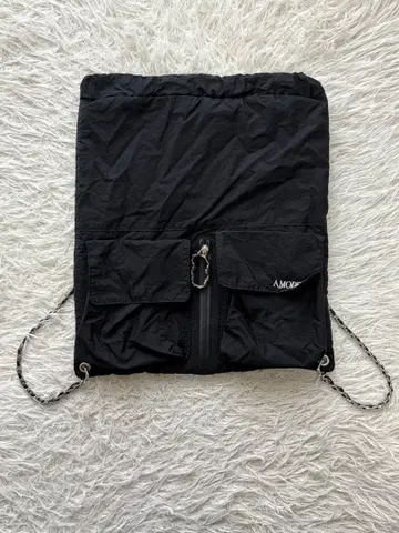 MODESTMOOD BAG 블랙 퀼팅 백팩