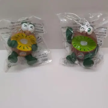 후르츠 캐릭터 피규어 2개 세트