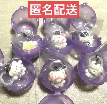 산리오 캐릭터즈 메지루시 액세서리 ~푹신푹신 스노우 전6종 컴프 세트