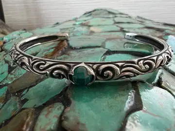 SAAD 실버925 플로럴 뱅글