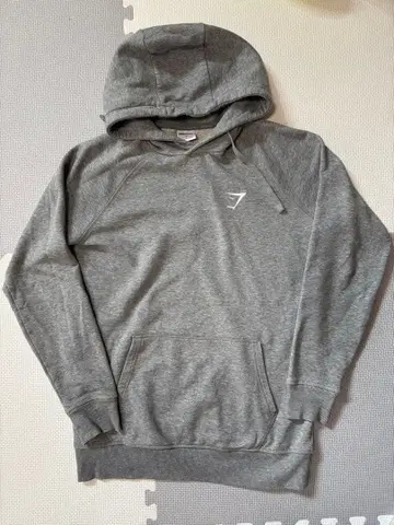 GYMSHARK 그레이 후드티 S 사이즈