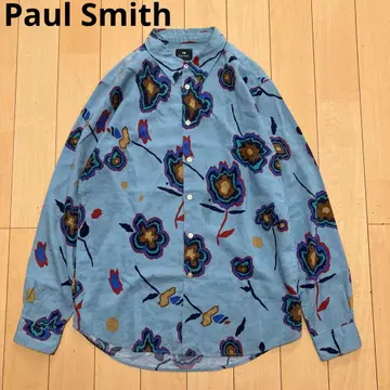Paul Smith 폴스미스 긴팔 셔츠 올 패턴 꽃무늬 멀티 컬러 L