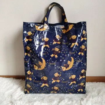 해롯 토트백 테디베어 달과 별 대용량 레어