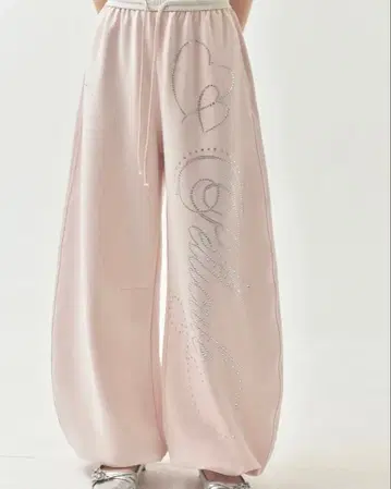 stone-deco sweat pants PELLICULE 페리큐어