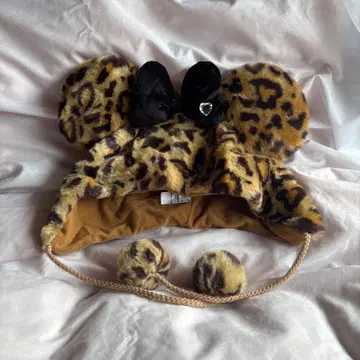 디즈니 레오파드 무늬 팬캡