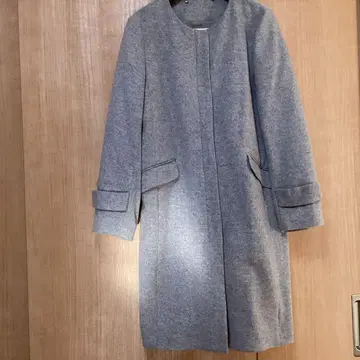 VIS 울 코트 후드 탈부착 가능