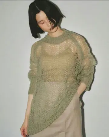 TODAYFUL 시어 모헤어 니트