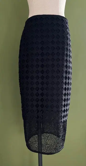 DIANE Von FURSTENBERG 레이스 타이트 스커트 S