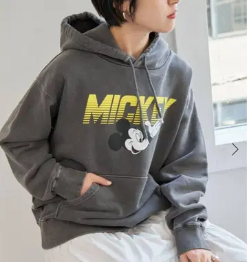 GOOD ROCK SPEED 미키 후드티 그레이