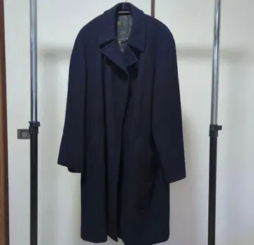 JEAN PAUL GAULTIER 롱 코트 네이비 울 고티에