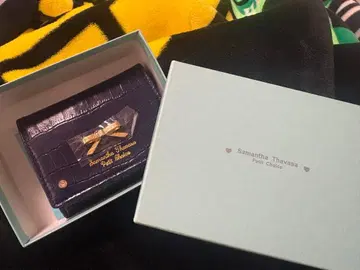 사만다 타바사 네이비 접이식 지갑