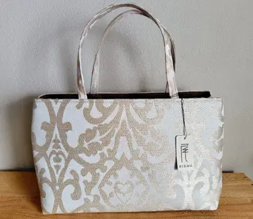 비슈 직물 일본 의류용 백 A4 수납 넓은 폭