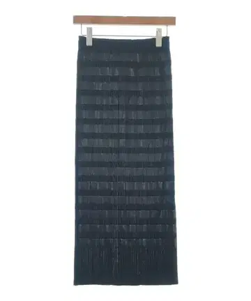 PLEATS PLEASE 롱 맥시 길이 스커트 여성용