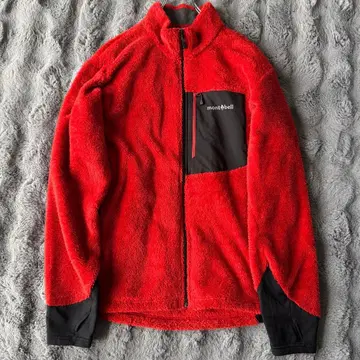 montbell 플리스 자켓 XL 레드 몽벨 CLIMA AIR