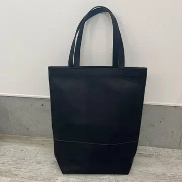 새상품 히메지 가죽 심플 빅 토트백 블랙 남녀 공용