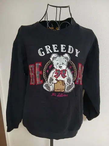 레트로 베어 맨투맨