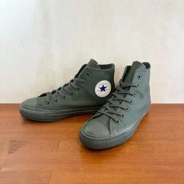 새상품급 컨버스 올스타 24.5cm 올리브 634