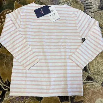 SAINT JAMES 긴팔T셔츠 핑크 스트라이프 새상품 T1 사이즈