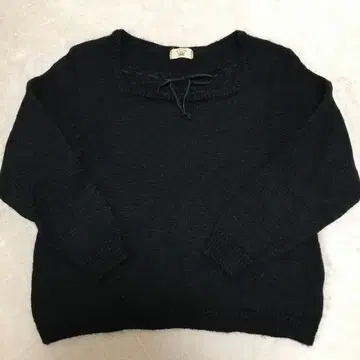 SUGER 쇼와 레트로 니트 울 100%