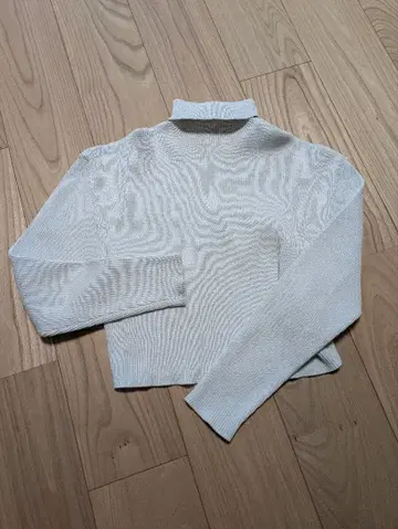 프레이 아이디 화이트 긴팔 니트 원 사이즈