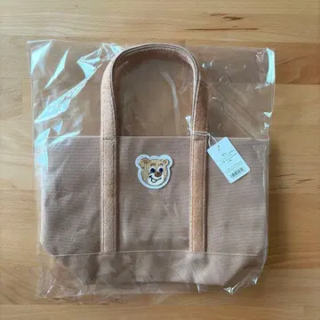 페일러 올드 테디 와펜 토트백 베이지 스몰 feiler