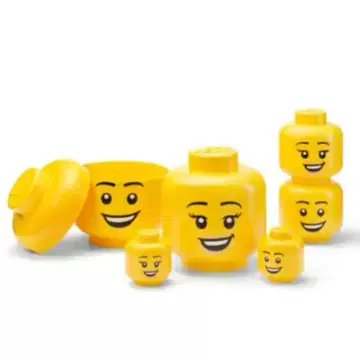 LEGO 레고 스토리지 헤드 세트 6개입