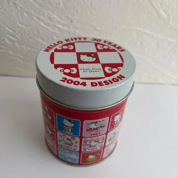 헬로키티 30주년 기념 캔 2004년 디자인