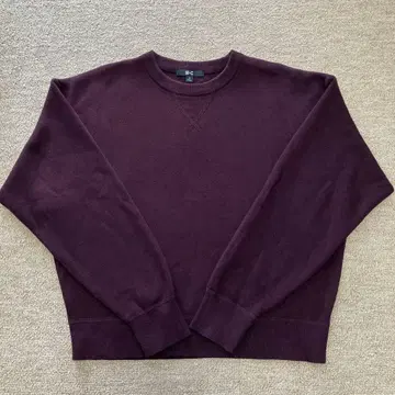 유니클로C 스무스 코튼 크루넥 스웨터 M 사이즈