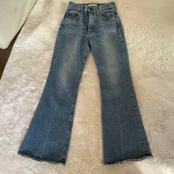 MOUSSY 부츠컷 데님 라이트 블루 사이즈 26 L 사이즈