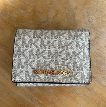 MICHAEL KORS 3단 폴더형 지갑 베이지