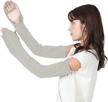 Carelance 키실 민트 손등까지 덮는 냉감 암커버 UV컷