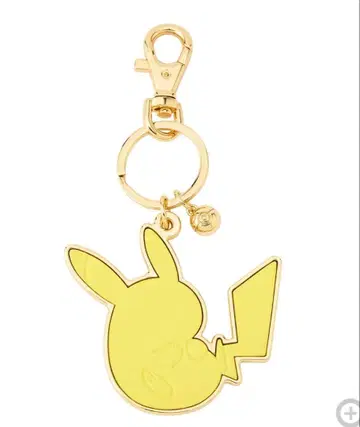 [미사용 새상품] 천연 가죽 키링 피카츄