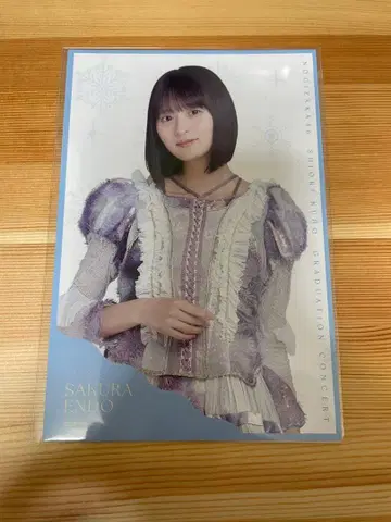 노기자카46 엔도 사쿠라 개별 랜덤 엽서 쿠보 시오리 졸업 콘서트