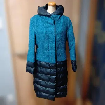 충전솜 후드 부착 코트 t-47