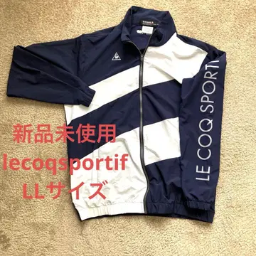 미사용 새상품 lecoqsportif 스트라이프 나일론 자켓 LL 사이즈