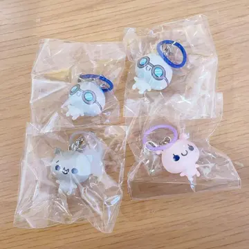 푹푹 아와와짱 메지루시 참 4개 세트 시이플라 한정판