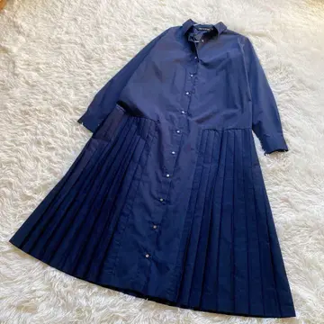 완판템 택 포함 새상품 mizuiro ind 롱 플리츠 스커트 원피스 F