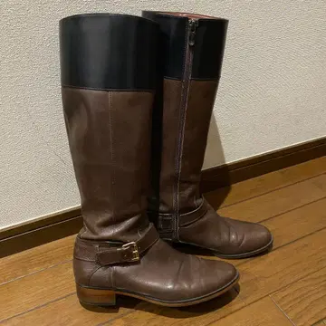 히미코 벨트 롱 부츠 24.5cm