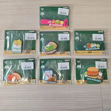 제일복권 모스버거 2 G상 러버 컬렉션 7종 컴플리트 세트