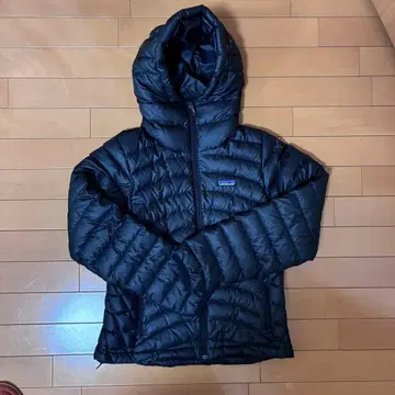 patagonia 후드 부착 다운 자켓 Women's XS 블랙
