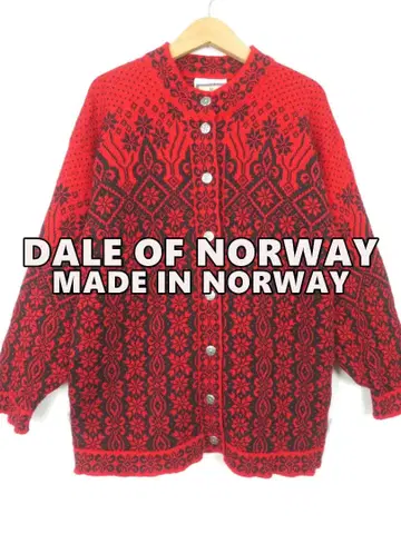 달레 오브 노르웨이 노르웨이산 티롤리안 가디건 L 스웨터 니트