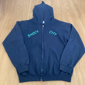 BOREDOMS 보아담스 후드티 M shock sity 네이비