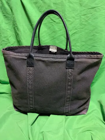 이세탄 한정 L.L.Bean BLACK ON BLACK TOTE BAG